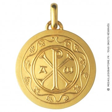 Médaille Chrisme (Or Jaune)