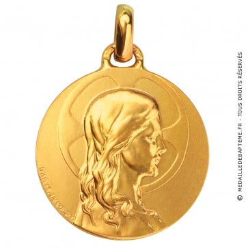 Médaille Christ adolescent (Or Jaune)