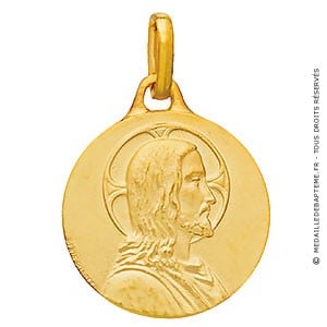 Médaille Christ (or jaune)