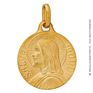 Médaille Christ (or jaune)