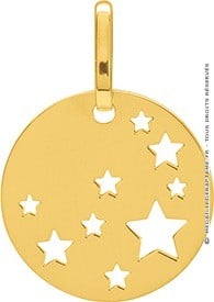 Médaille Ciel étoilé (Or Jaune 9K)