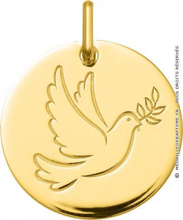 Médaille Envol de la Colombe au Rameau