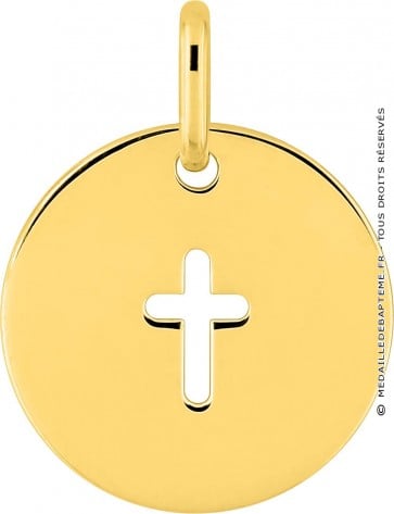 Médaille Croix ajourée plo