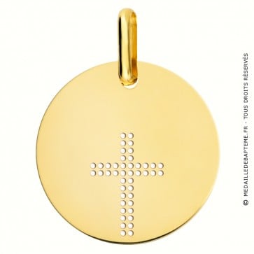 Médaille croix ajourée