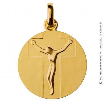 Médaille Crucifix (Or Jaune)