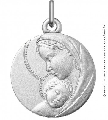 Médaille de la Vierge et l'enfant dans l'apaisement