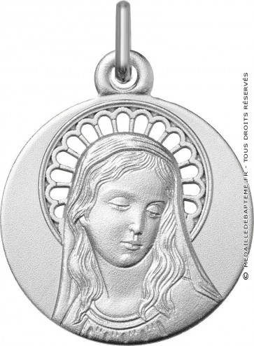 Médaille de la Vierge rosace (argent)
