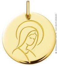 Médaille de la Vierge (Or Jaune)