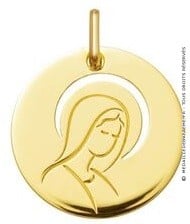 Médaille de la Vierge ajourée