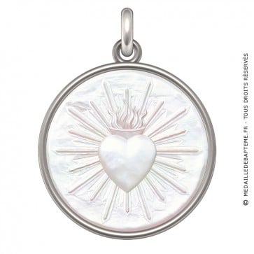 Médaille Ex Voto (Argent & Nacre)