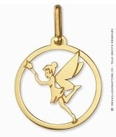 Medaille Ma petite fée ajourée (Or Jaune 9k)