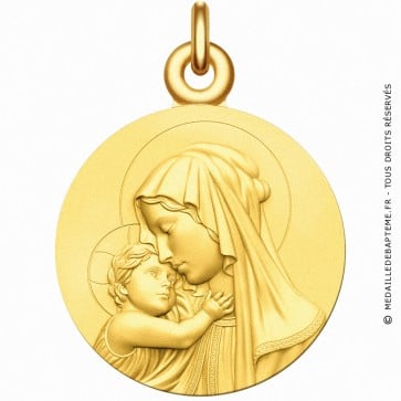 Médaille Madone de Botticelli - Médaille de baptême