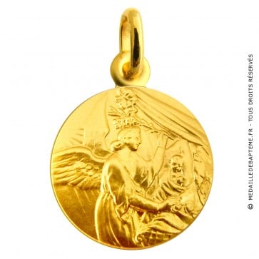 Médaille Ange et l'Enfant (or jaune)