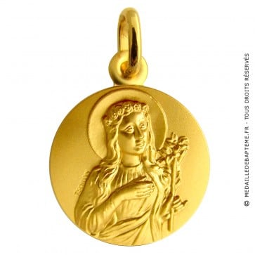 Médaille Sainte Philomène (Or Jaune)