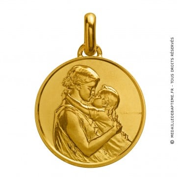 Médaille Mère et Enfant (Or Jaune)