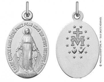 Vierge Miraculeuse à graver (Argent)
