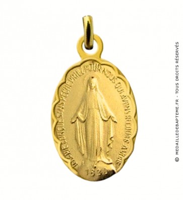 Médaille Vierge miraculeuse Festonnée