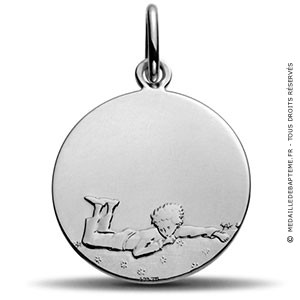 Médaille Petit Prince sur sa planète (Argent)