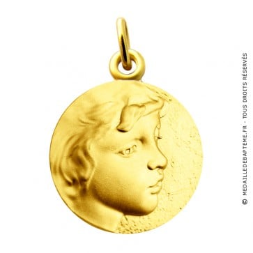 Médaille Profil d'Ange (Or Jaune) 
