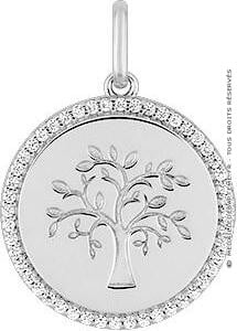 Médaille ronde Arbre de Vie oxydes