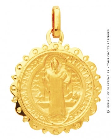 Médaille Saint Benoît (Or Jaune)