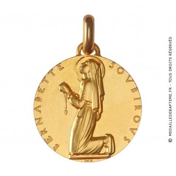 Médaille Saint Bernadette (Or Jaune) - La Monnaie de Paris