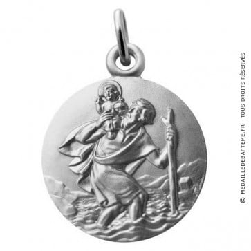 Médaille Saint Christophe (Argent) Martineau