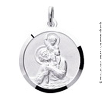 Médaille Saint Christophe (Argent)