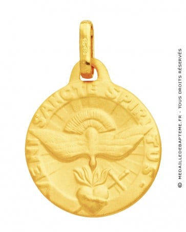 Médaille Saint Esprit (Or Jaune) 
