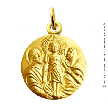 Médaille Sainte Famille Martineau (Or Jaune)