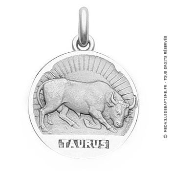 Médaille Zodiaque Taureau BECKER ( argent)
