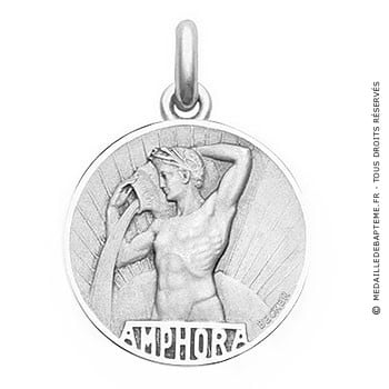 Médaille Zodiaque Verseau BECKER ( argent)
