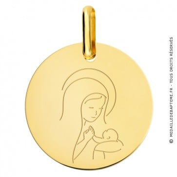 Médaille Vierge à l'Enfant Amour Maternel 