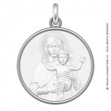 Médaille Vierge à l'Enfant bénissant