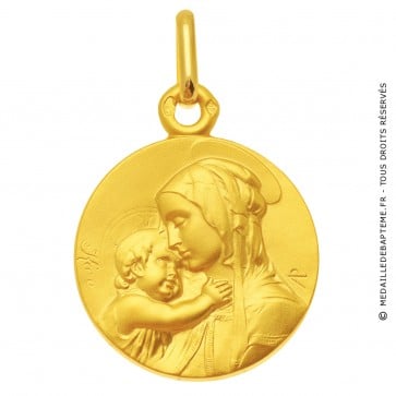 Médaille Vierge à l'enfant de Botticelli