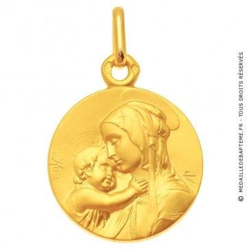 Médaille Vierge à l'enfant de Botticelli