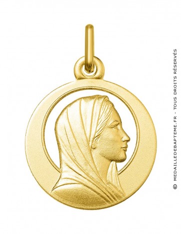 Médaille Vierge Ajourée (Or Jaune) 
