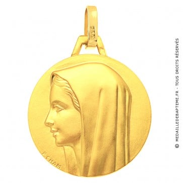 Médaille Vierge au voile