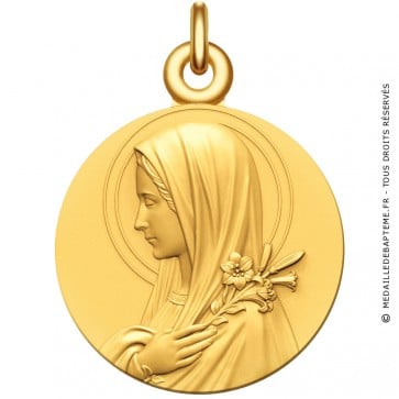 Médaille Vierge au Lys (Vermeil)