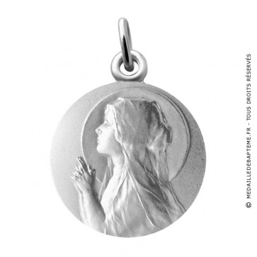  Médaille Vierge en prière (Argent) Martineau