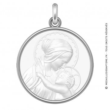 Médaille Vierge à l'Enfant Amour Maternel