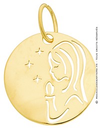 Médaille Vierge Etoilée
