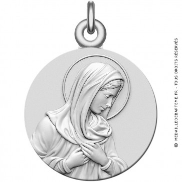 Médaille la Vierge Marie argent