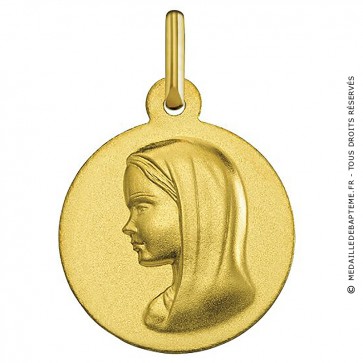 Médaille Vierge moderne (Or Jaune)