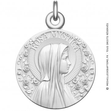 Médaille la Vierge Rosa Mystica (Argent)