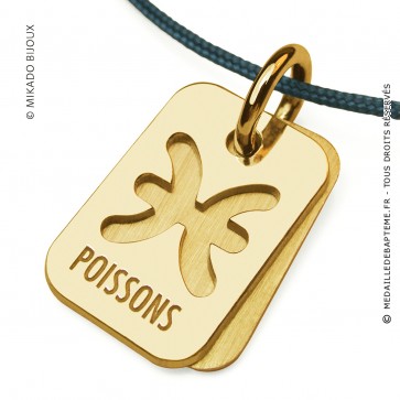 Pendentif SIGNS Poissons (Or Jaune)