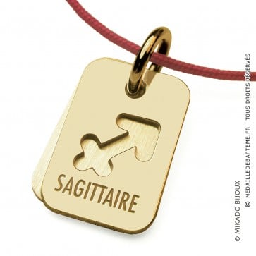 Pendentif SIGNS Sagittaire (Or Jaune)