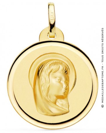Médaille Vierge Fière (Or jaune