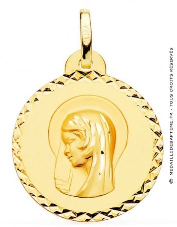 Médaille Vierge Marie ciselée