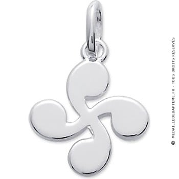 Pendentif Croix Basque (Argent)